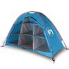 vidaXL Tente de rangement avec 9 compartiments bleu imperm&eacute;able