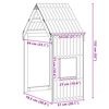 vidaXL Toit de lit pour enfants 55x84x132 cm bois de pin massif