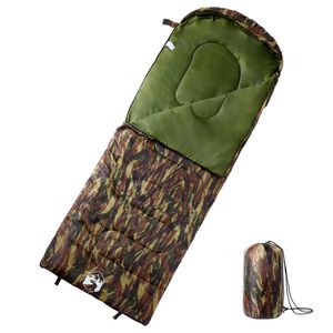 vidaXL Sac de couchage pour adultes camping 3-4 saisons