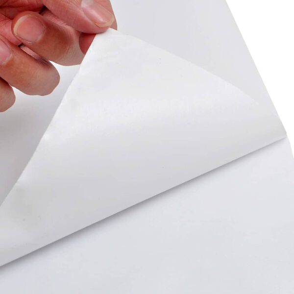 vidaXL Films de voiture 2 pcs Blanc mat 100x150 cm+50x150 cm