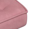 vidaXL Chaise de relaxation avec tabouret Rose Velours