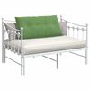 vidaXL Coussin de Dos Vert clair 100 x 50 cm Tissu en velours c&ocirc;tel&eacute;