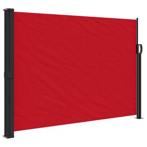 vidaXL Auvent lat&eacute;ral r&eacute;tractable rouge 140x600 cm