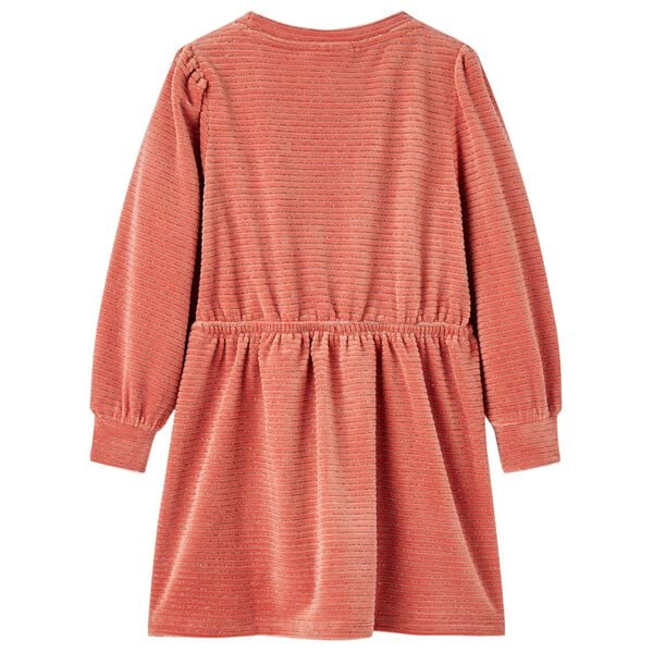 Robe enfants à manches longues rose moyen 116