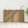vidaXL Buffet 2 pcs Ch&ecirc;ne artisanal 60 x 31 x 70 cm Bois d'ing&eacute;nierie