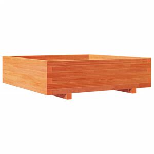 vidaXL Jardini&egrave;re cire marron 90x90x26,5 cm bois de pin massif