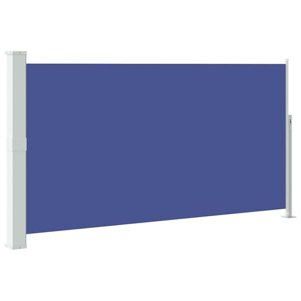 vidaXL Auvent lat&eacute;ral de patio 160x300 cm Bleu