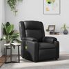 vidaXL Fauteuil de massage inclinable Noir Similicuir