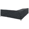 vidaXL Housse pour meubles Noir 355 x 275 x 80 cm Tissu Oxford 210D