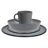 Travellife Ensemble de vaisselle de luxe 16 pcs J&aacute;vea Gris fonc&eacute;