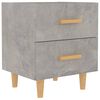 vidaXL Table de chevet Gris b&eacute;ton 40x35x47,5 cm