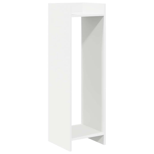 vidaXL Support de Plante Blanc 30 x 30 x 100 cm Bois d&rsquo;ing&eacute;nierie