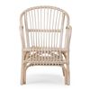 CHILDHOME Chaise en rotin avec coussin pour enfants Montana Naturel
