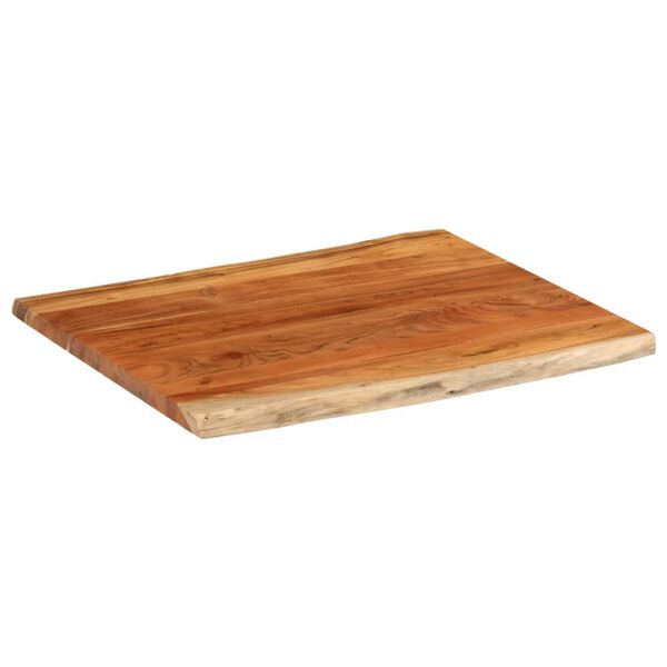 vidaXL Dessus de table 110x80x3,8 cm rectangulaire bois massif acacia