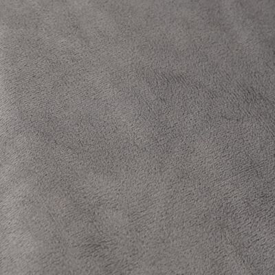 vidaXL Couverture lestée avec housse Gris 135x200 cm 10 kg Tissu