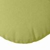 vidaXL Coussins de siège 2 pcs Vert clair Ø80 x 29 cm tissu