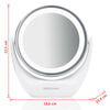 Medisana Miroir cosm&eacute;tique 2-en-1 CM 835 12 cm Blanc 88554