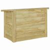 vidaXL Bo&icirc;te de rangement Naturel 80 x 44,5 x 57,5 cm Pin&egrave;de impr&eacute;gn&eacute;e