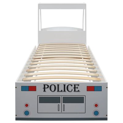 vidaXL Lit voiture de police avec bureau pour enfants 90 x 200 cm