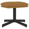 vidaXL Repose-pied Marron 60x60x36 cm Velours