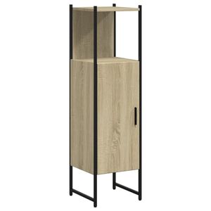 vidaXL Armoire de salle de bain ch&ecirc;ne sonoma 33x33x120,5 cm