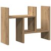 vidaXL Organiseur de bureau Ch&ecirc;ne artisanal 50 x 15,5 x 35,5 cm