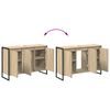 vidaXL Cabinet de salle de bain avec stockage Sonoma 90 x 30 x 60 cm