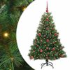 vidaXL Sapin de No&euml;l artificiel Vert 120 cm PE et PVC