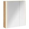 vidaXL Armoire Miroir de Salle de Bain Ch&ecirc;ne artisan