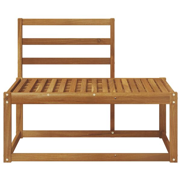 vidaXL Canap&eacute; d'ext&eacute;rieur en bout Naturel 91 x 63 x 73 cm