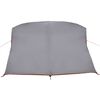 vidaXL Tente de camping Gris et orange 320 x 275 x 190 cm taffetas