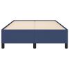 vidaXL Cadre de lit sans matelas bleu 120x190 cm tissu
