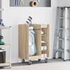 vidaXL Armoire de Golf avec roue Uni Ch&ecirc;ne Sonoma 65 x 45 x 98 cm