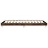 vidaXL Cadre de lit sans matelas ch&ecirc;ne fum&eacute; 90x190cm bois d'ing&eacute;nierie