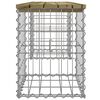 vidaXL Banc de jardin design gabion 103x31x42 cm bois de pin impr&eacute;gn&eacute;