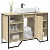 vidaXL Armoire lavabo de salle de bain chêne sonoma 91x35x60 cm