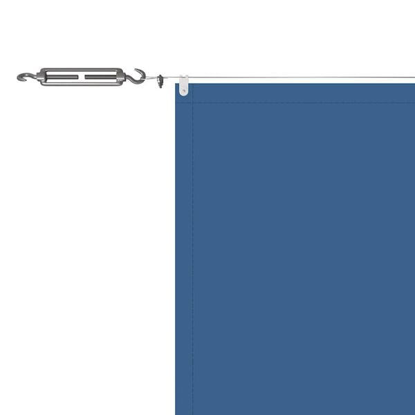 vidaXL Auvent vertical Bleu 140x800 cm Tissu oxford