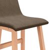 vidaXL Tabourets de bar lot de 2 marron tissu