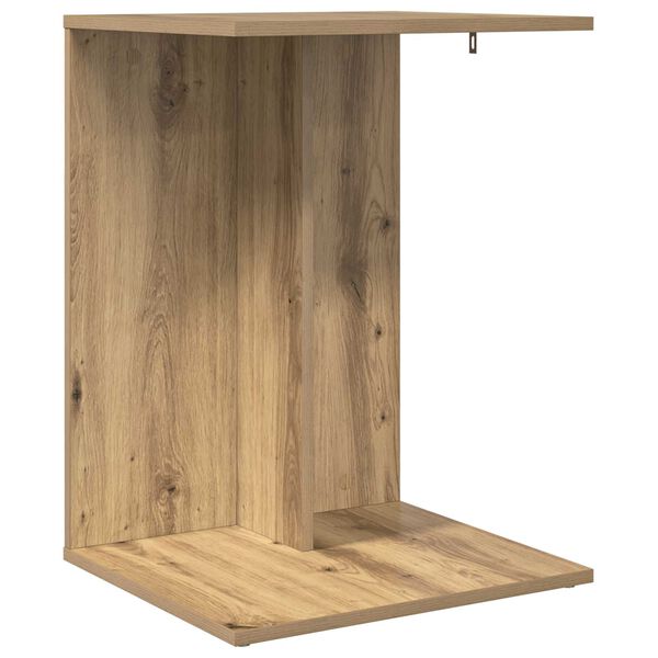 vidaXL Table d'appoint Ch&ecirc;ne artisanal 45 x 40 x 62,5 cm