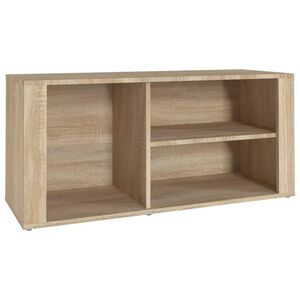 vidaXL Armoire &agrave; chaussures Ch&ecirc;ne sonoma 100x35x45cm Bois d'ing&eacute;nierie