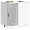 vidaXL Armoire de cuisine Porto sonoma gris bois d'ing&eacute;nierie