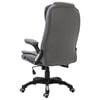 vidaXL Chaise de bureau Anthracite Similicuir