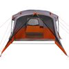 vidaXL Tente de camping avec porche 4 personnes orange imperm&eacute;able