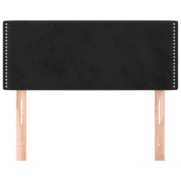 vidaXL Tête de lit Noir 80x5x78/88 cm Velours