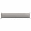 vidaXL Coussins de canap&eacute; 2 pcs Gris 200 x 40 cm tissu