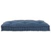 vidaXL Coussin de canap&eacute; Indigo 120 x 80 x 12 cm tissu