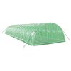 vidaXL Serre avec cadre en acier vert 56 m² 14x4x2 m