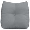 vidaXL Coussin de Dos Gris clair 45 x 24 x 50 cm tissu