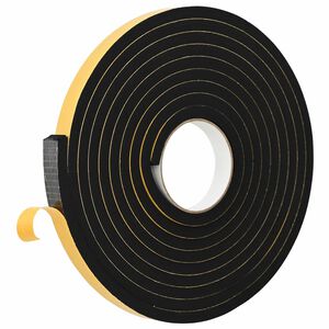 vidaXL Ruban adh&eacute;sif en mousse 20 pc Noir 20mm x 5m Mousse CR