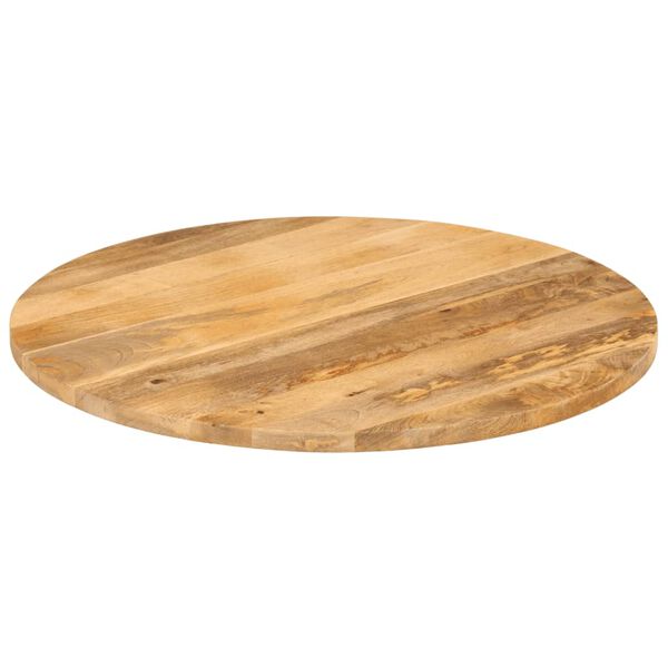 vidaXL Dessus de table &Oslash; 90x3,8 cm rond bois de manguier massif
